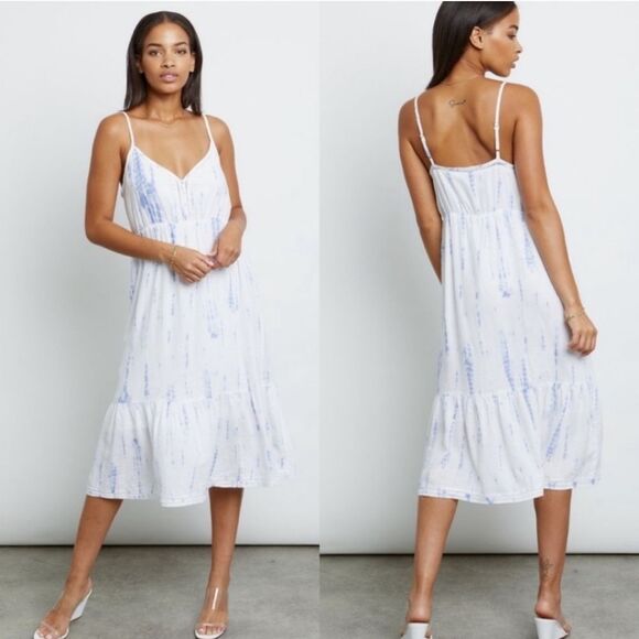 Rails Delilah Cloud Tie Dye Dress White and Blue Size XL - Picture 1 of 13